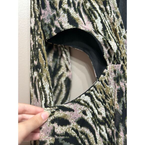 NWOT For Love & Lemons Animal Print Cut Out Sides Mini Cocktail Dress Women's S - Picture 5 of 13